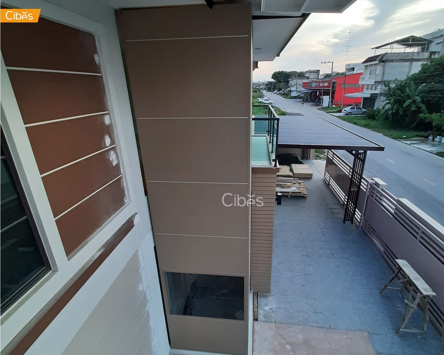 ลิฟต์บ้าน Outdoor ไม่ขุดบ่อ