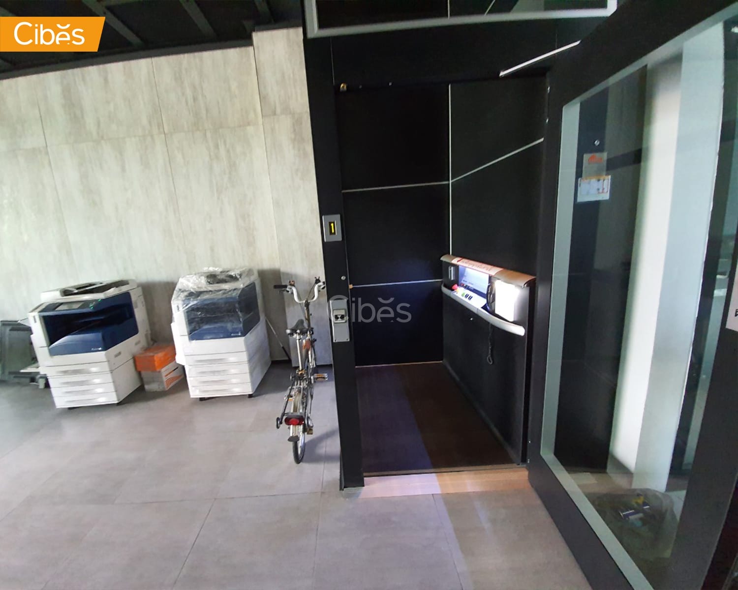 ลิฟต์บ้านสีดำไม่ขุดบ่อ