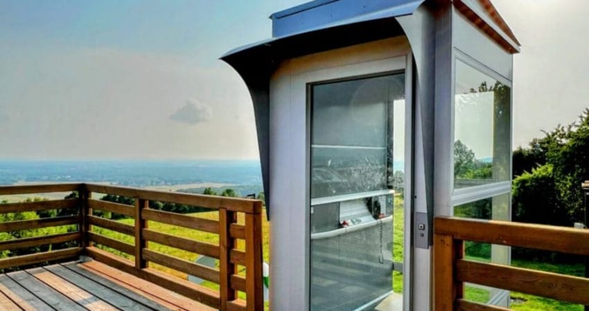 ลิฟท์กลางแจ้ง