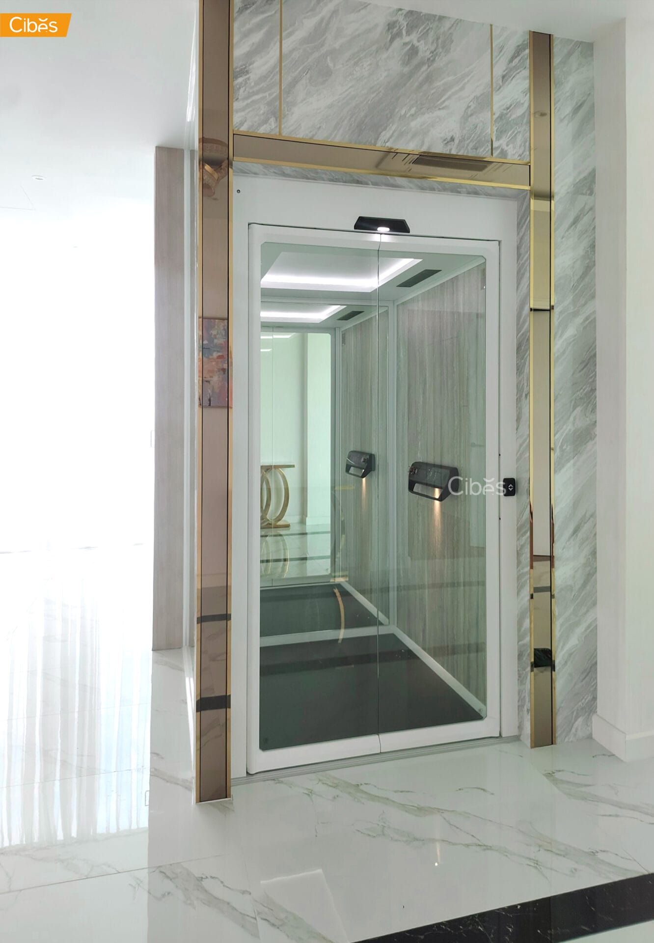 Cibes lift home elevator Muang Ake Khonkaen V70 Aurora 2