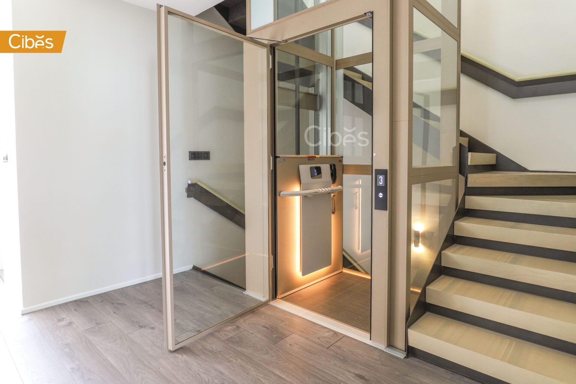 Cibes Air home elevator Quartz 2 3 Cibes Air home elevator Quartz 2 3