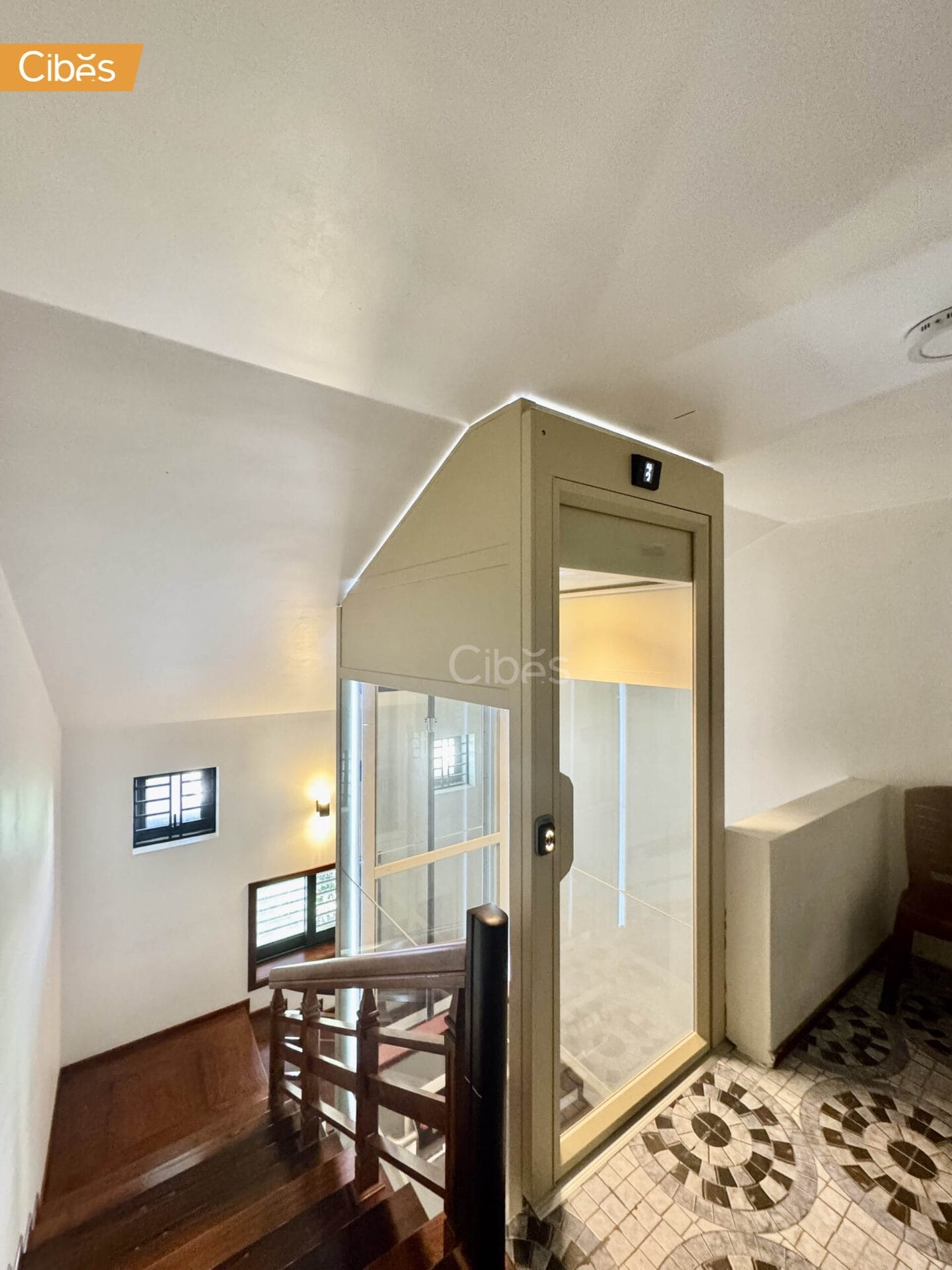 Cibes Cloud Plus home elevator Oyster White 8 Cibes Cloud Plus home elevator Oyster White 8