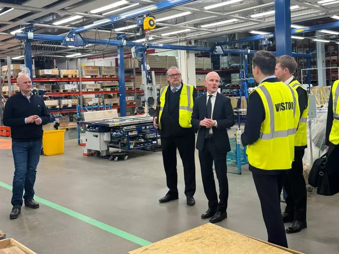 Cibes Lift Group factory sweden with ceo