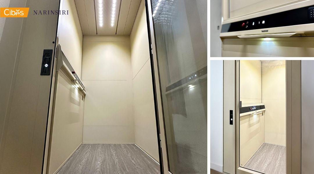 ลิฟท์ Cibes ที่ติดตั้งในโครงการบ้านหรู ณริณสิริ จากแสนสิริ ลิฟท์ Cibes ที่ติดตั้งในโครงการบ้านหรู ณริณสิริ จากแสนสิริ