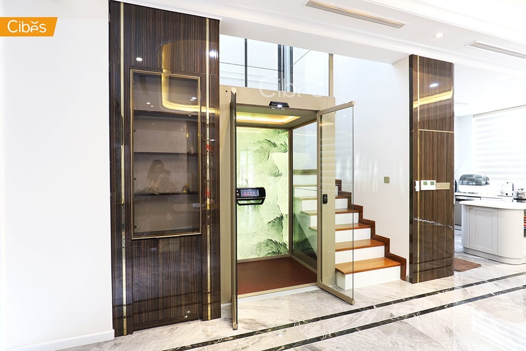 Cibes lift ลิฟท์บ้าน สุดหรู ลิฟท์กระจกกลางบันได 3 Cibes lift ลิฟท์บ้าน สุดหรู ลิฟท์กระจกกลางบันได 3