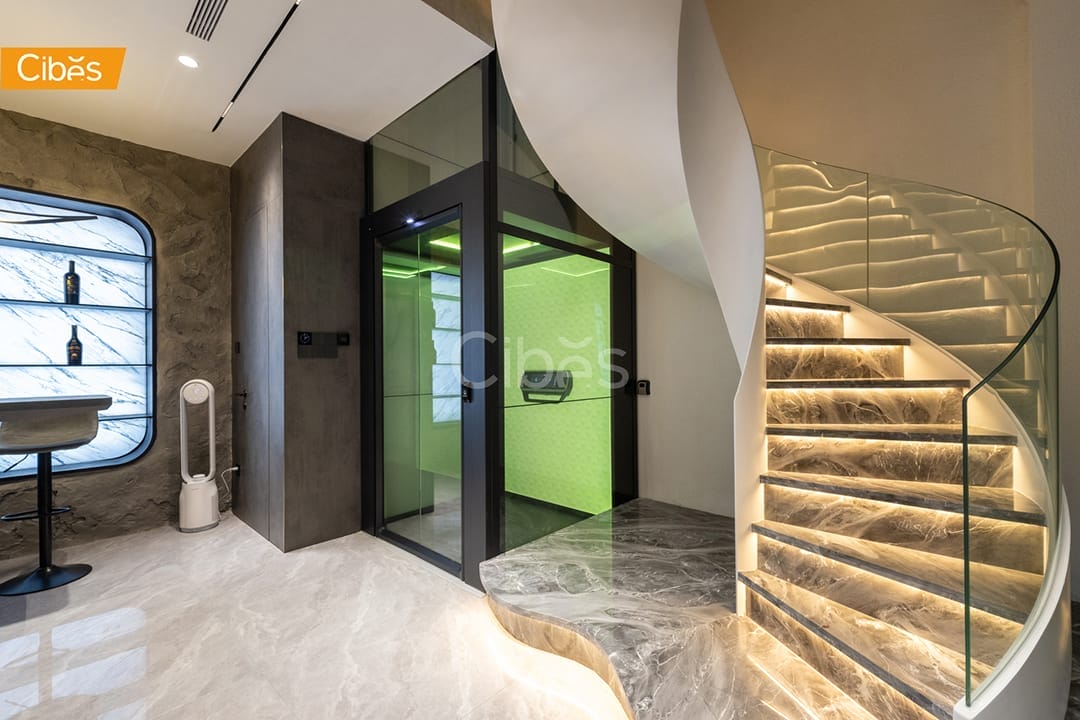 Cibes lift ลิฟท์สาธารณะ ลิฟท์กระจกกลางบันได 2 Cibes lift ลิฟท์สาธารณะ ลิฟท์กระจกกลางบันได 2