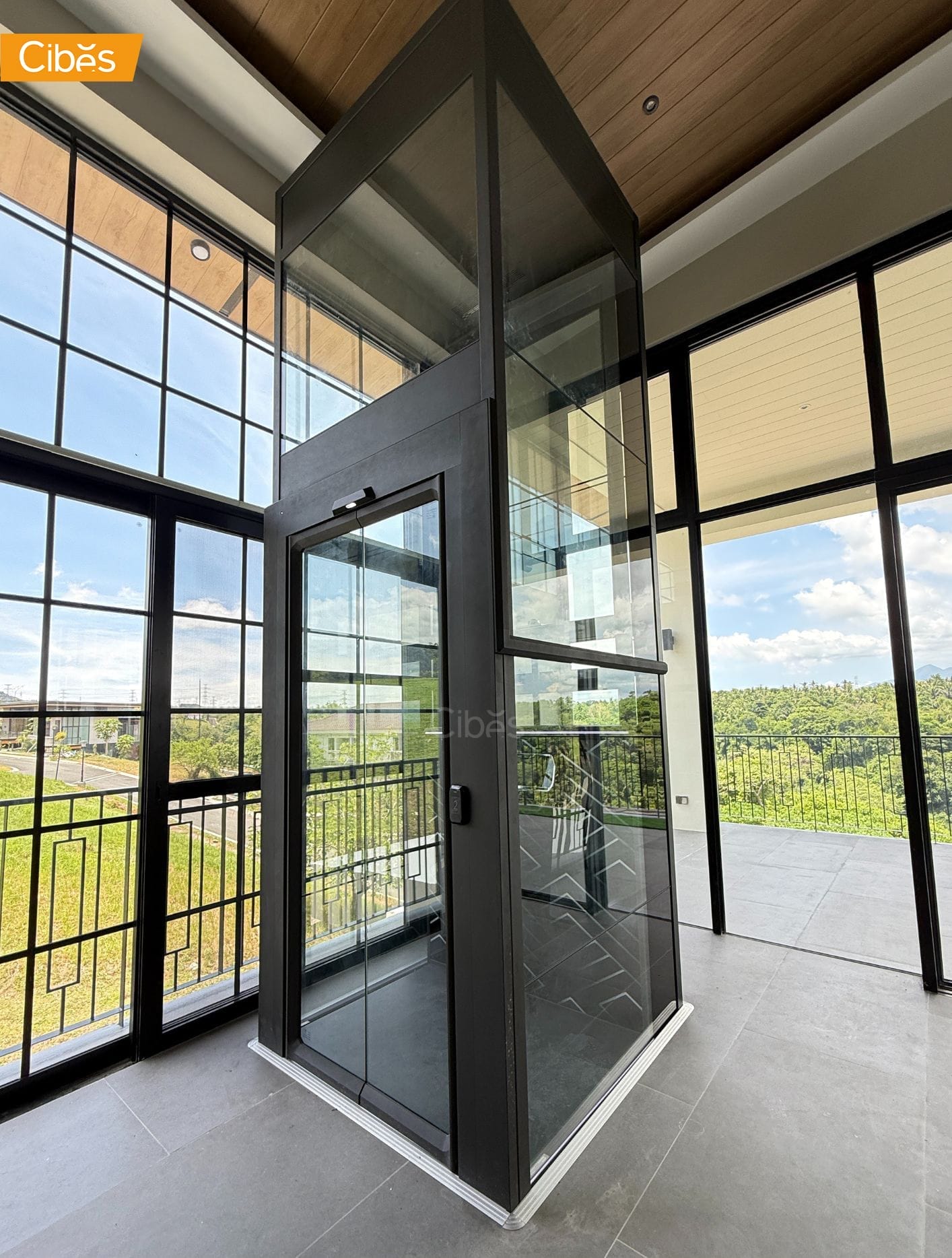 V80 Ga ลิฟท์บ้านกระจก ลิฟท์ภายในบ้าน Cibes1 V80 Ga ลิฟท์บ้านกระจก ลิฟท์ภายในบ้าน Cibes1