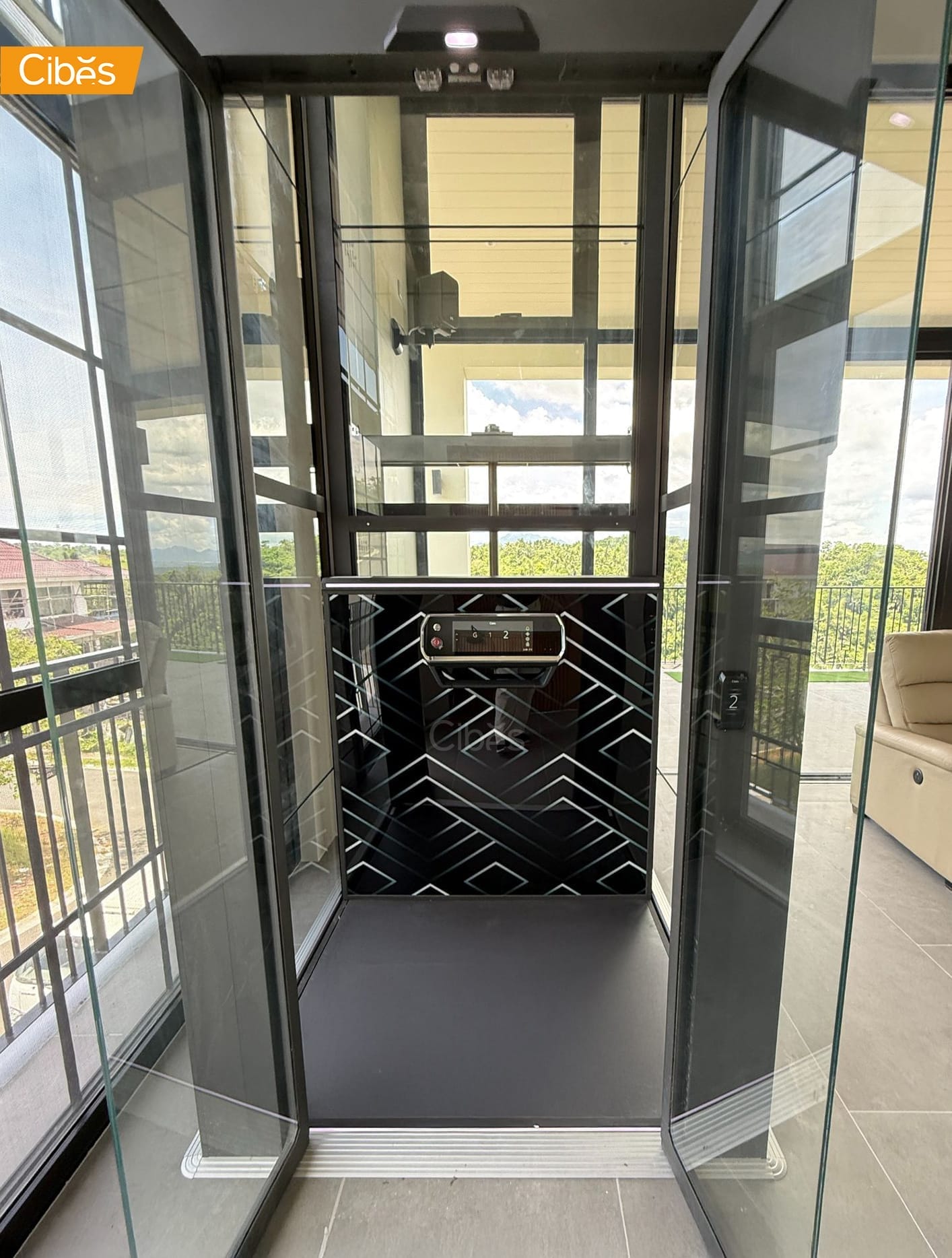 V80 Ga ลิฟท์บ้านกระจก ลิฟท์ภายในบ้าน Cibes6 V80 Ga ลิฟท์บ้านกระจก ลิฟท์ภายในบ้าน Cibes6