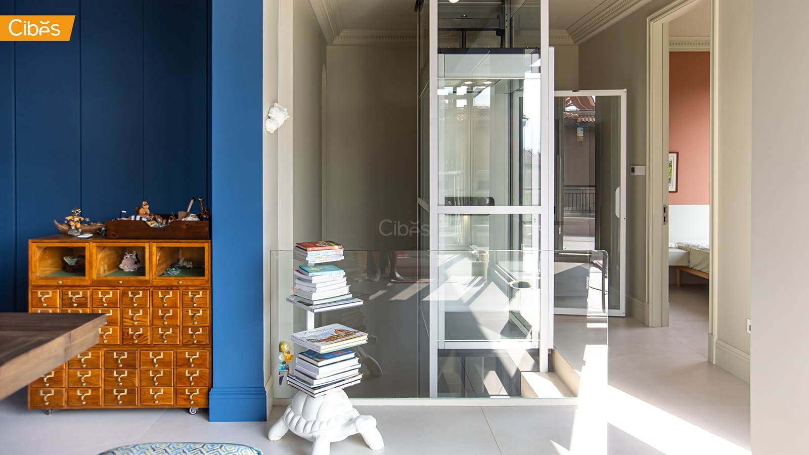 V90 ele Cibes ลิฟท์กลางบันได ขนาดเล็ก