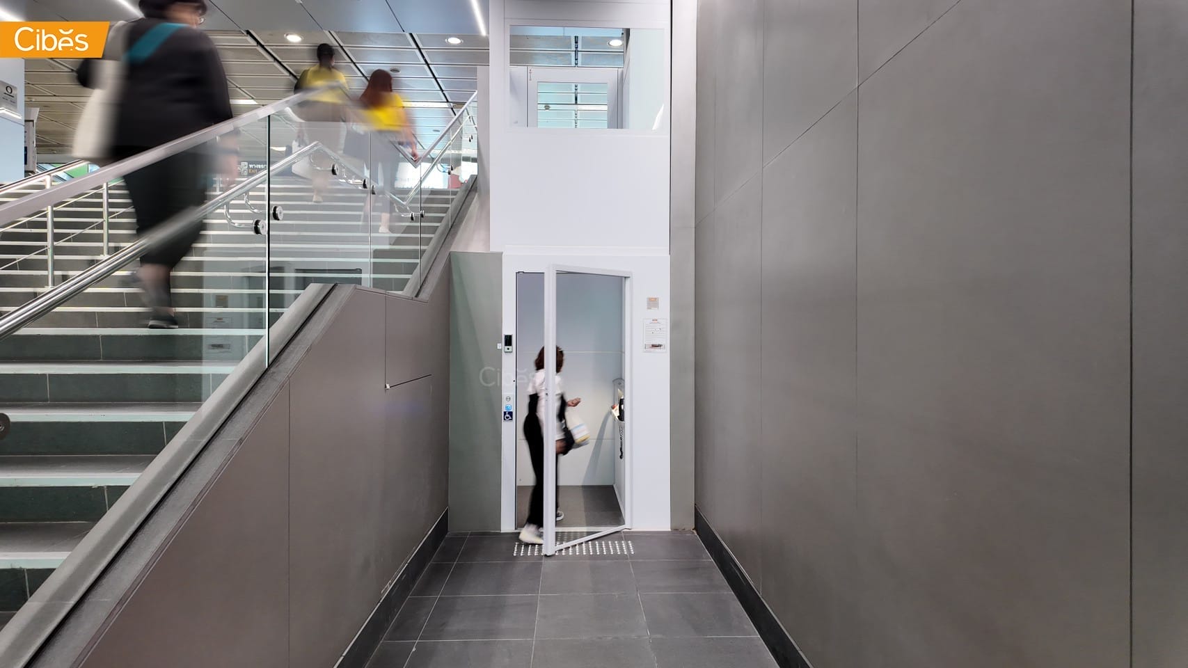 ลิฟท์ One Bangkok (MRT Linkage A) ลิฟท์ซีเบส 1 ลิฟท์ One Bangkok (MRT Linkage A) ลิฟท์ซีเบส 1