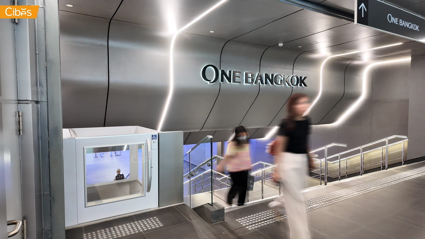ลิฟท์ One Bangkok (MRT Linkage A) ลิฟท์ซีเบส 2