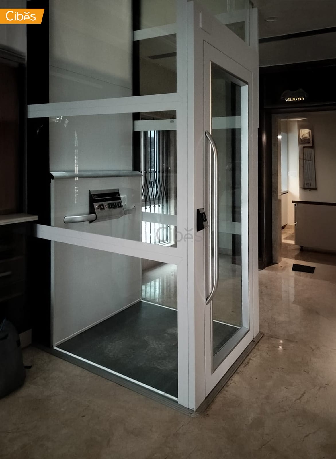 ลิฟท์บ้านขนาดเล็ก Cibes Uno ลิฟต์บ้าน 5 ลิฟท์บ้านขนาดเล็ก Cibes Uno ลิฟต์บ้าน 5
