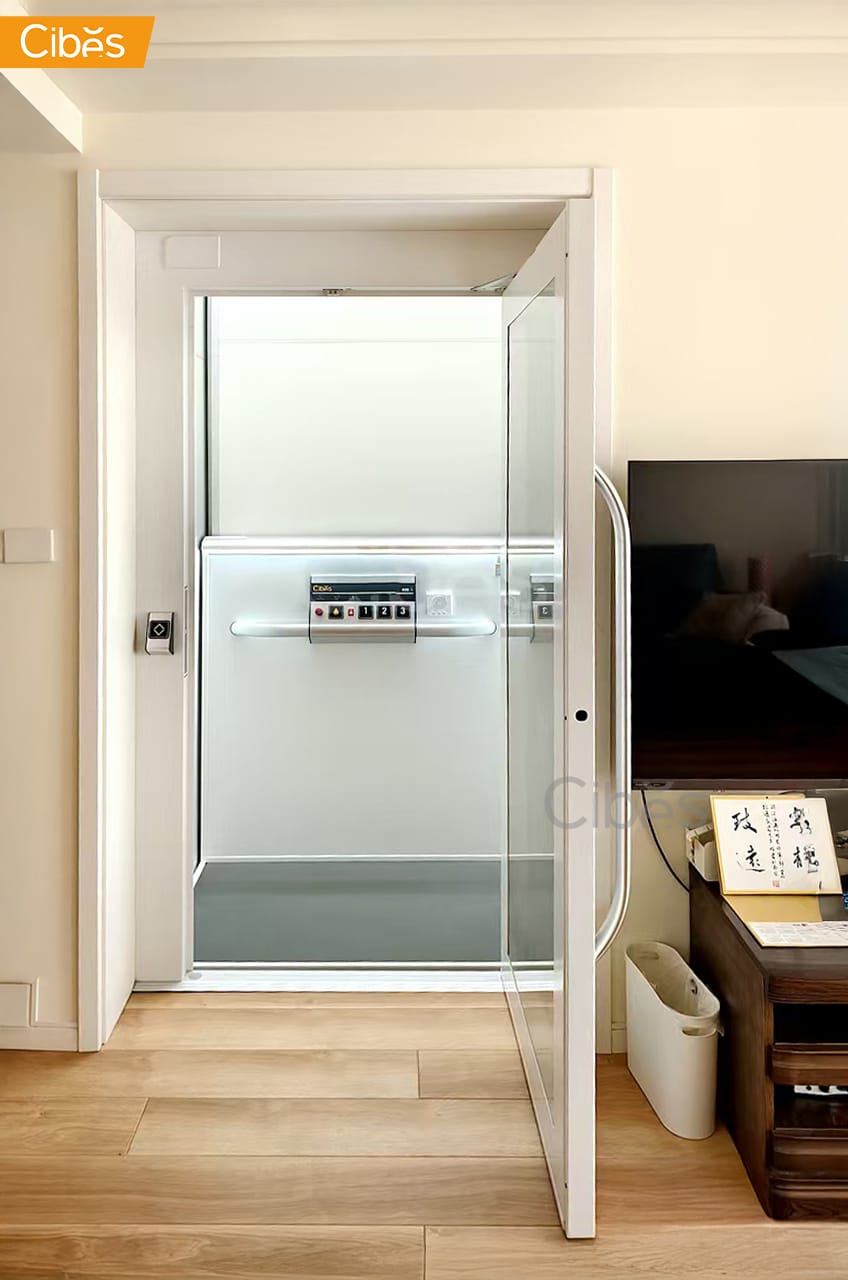 ลิฟท์บ้านขนาดเล็ก Cibes Uno ลิฟท์ในปล่อง 3 ลิฟท์บ้านขนาดเล็ก Cibes Uno ลิฟท์ในปล่อง 3