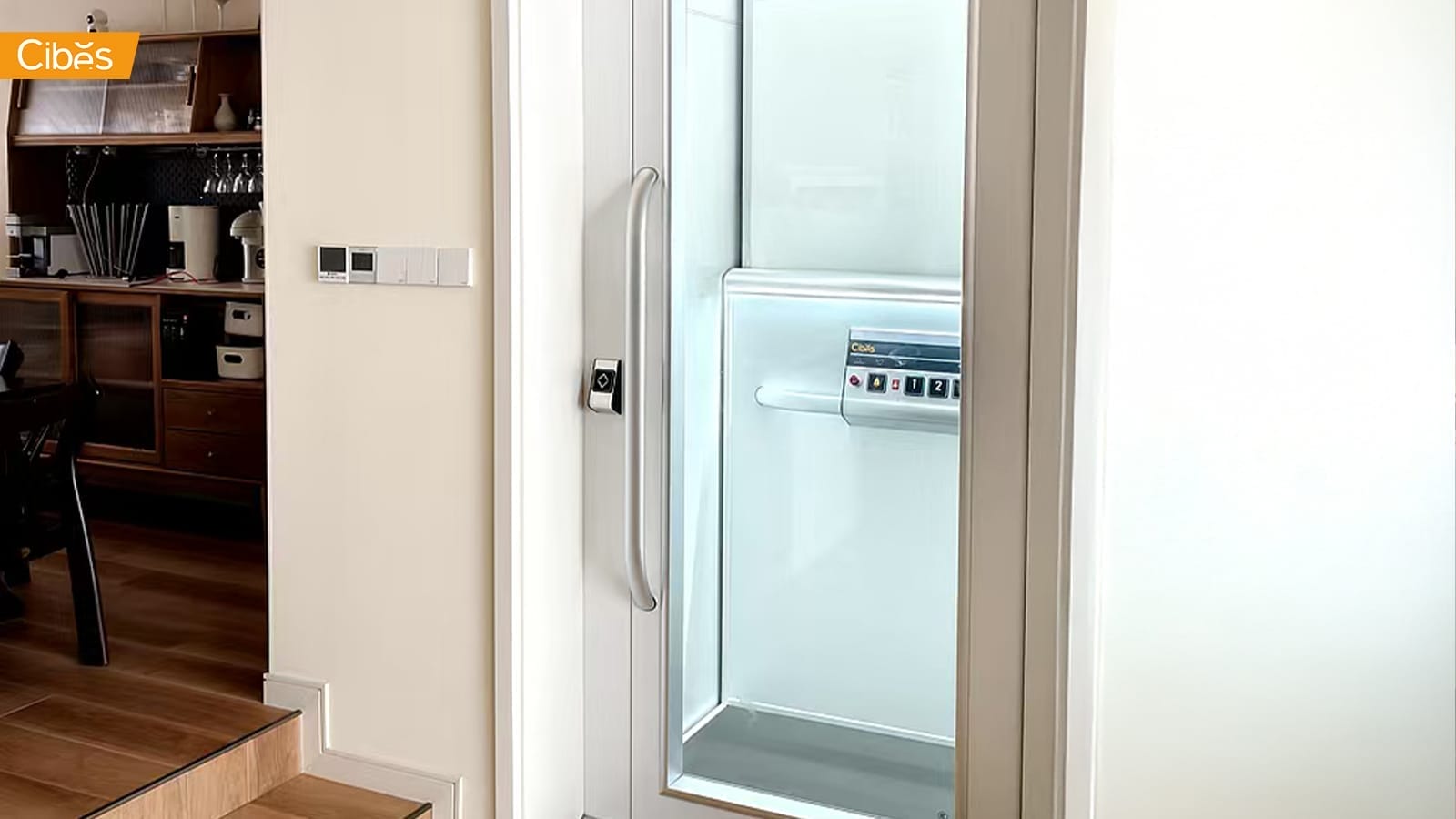 ลิฟท์บ้านขนาดเล็ก Cibes Uno ลิฟท์ในปล่อง